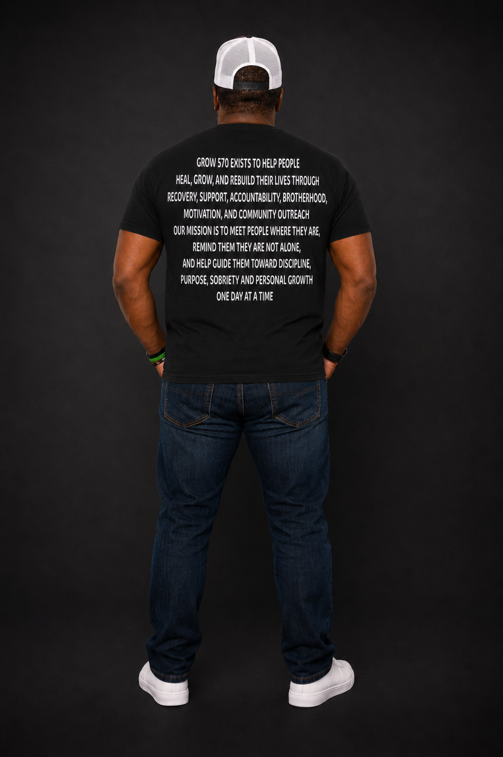 Grow 570 Recovery shirt back view